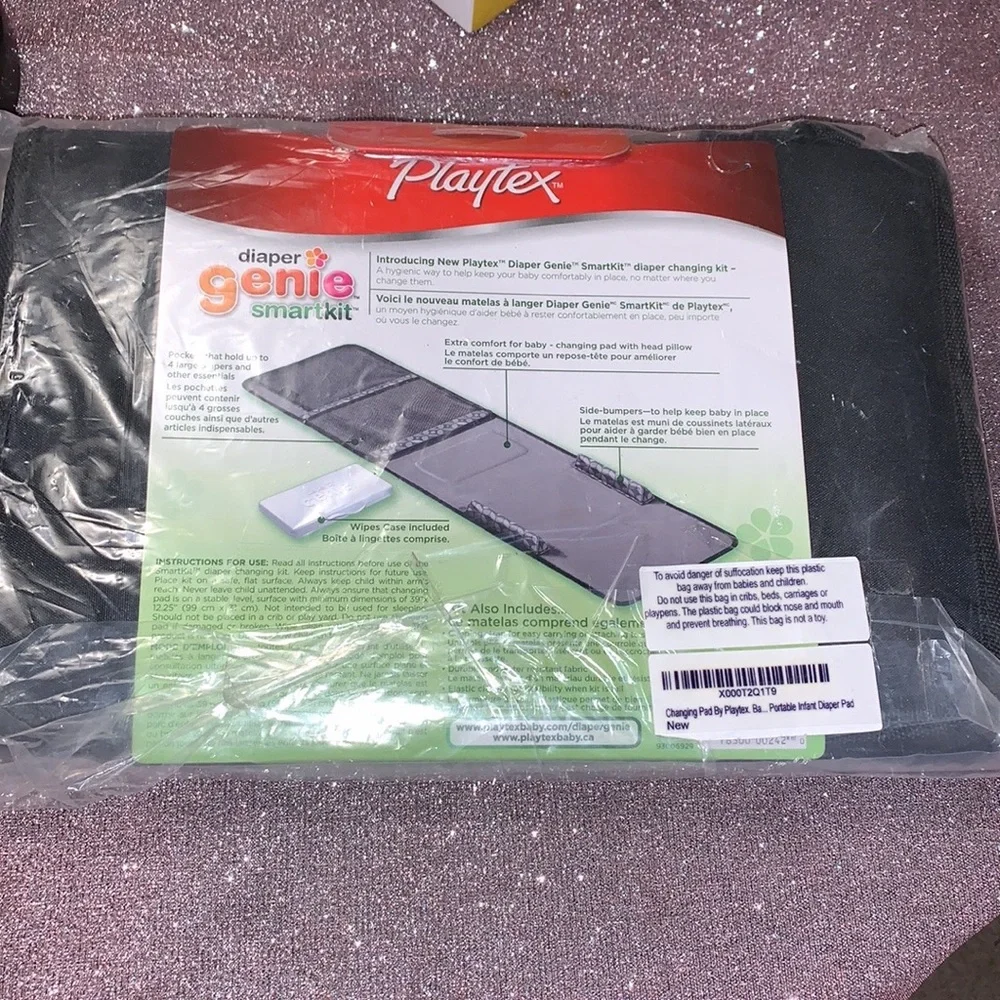 Playtex Diaper Genie SmartKit Changing‎ Kit with Side Bumper